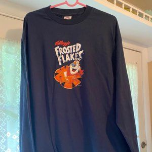 Kellogg's Frosted Flakes, Tony the Tiger t-shirt, long sleeve NWOT